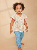 Beige floral blouse KASOLENE / 24E1BFO1CHE001