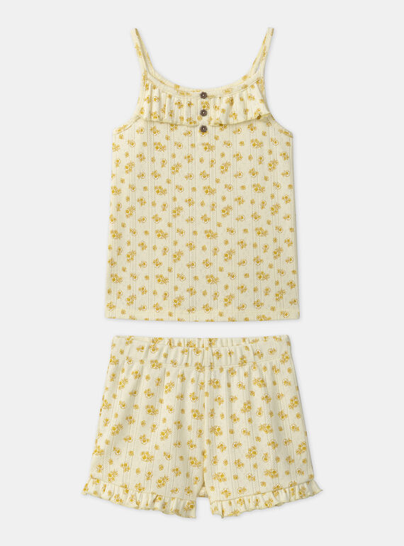 Yellow PYJAMA MUIKETTE / 25E5PFG2PYJB102
