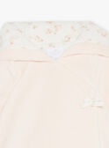 Pale pink velvet hoodie GONINE / 23H0CFB1VES301