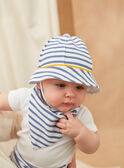 Beanie hat in striped terry towelling KORDE / 24E0AGM1CHA000