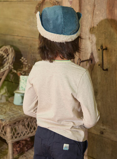 Heather beige TEE SHIRT LS LALUMAGE / 24H3PGS1TMLA013