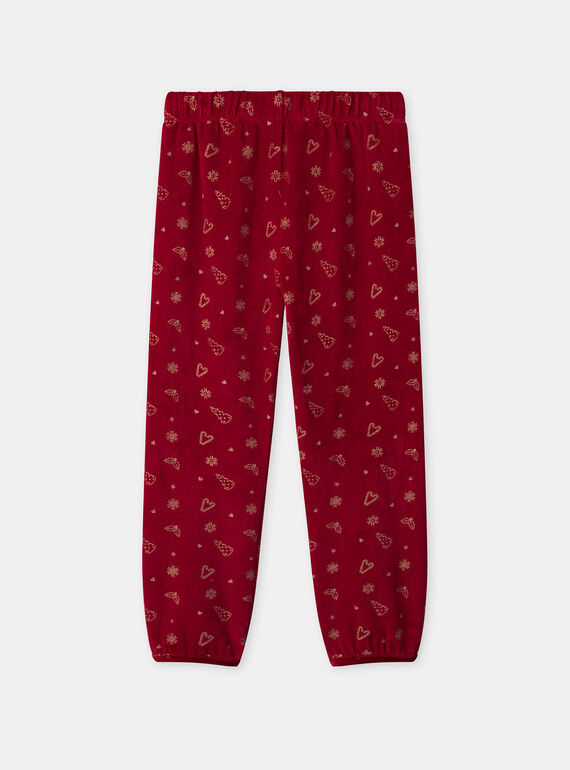 Red PYJAMA NECROPETTE / 25H5PF52PYJ050
