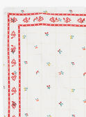 Fruits and flowers printed scarf FEFOLETTE / 23E4PFB1ECH001