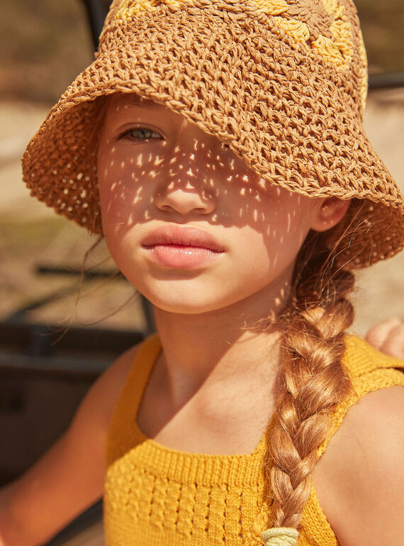 Natural straw hat FLICAPETTE / 23E4PFP1CHA009