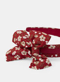 Dark burgundy HEADBAND NOPIRETTE / 25H4PF72TET503