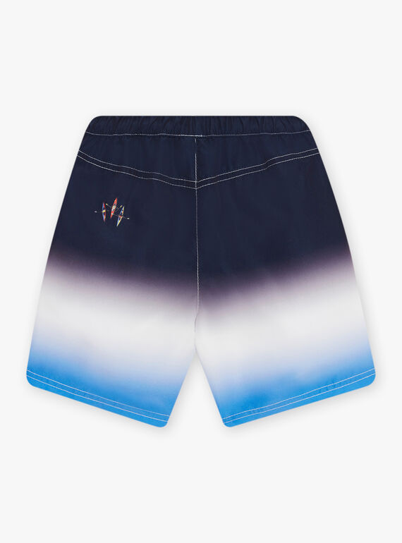 Blue striped swim shorts child boy CYMAILLAGE / 22E4PGO3MAI622