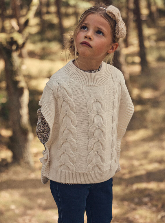 Ivory PONCHO NLEPOETTE / 25H2PFT1PON005