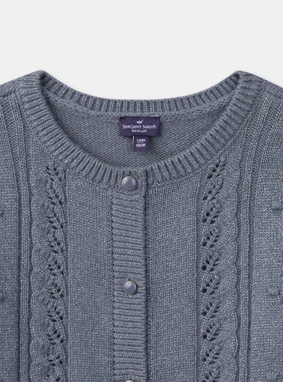 Water blue CARDIGAN NLOCRETTE / 25H2PFW1CAR213