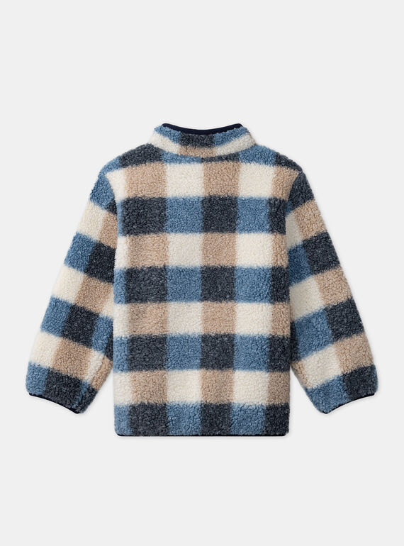 Navy POLAR KIDS CARDIGAN LALCARAGE / 24H3PGS1GIP070