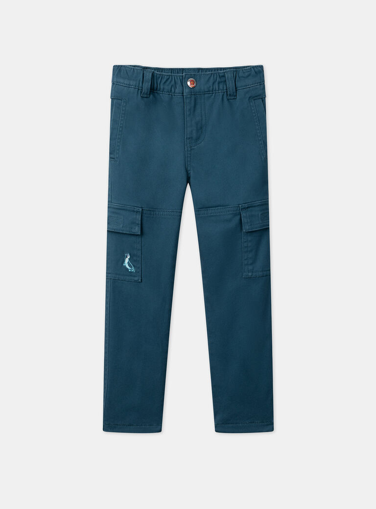 Navy PANTS LARAPAGE / 24H3PGR1PAN714