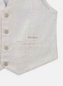 White WAISTCOAT KREGILAGE / 24E3PGL1GSM000