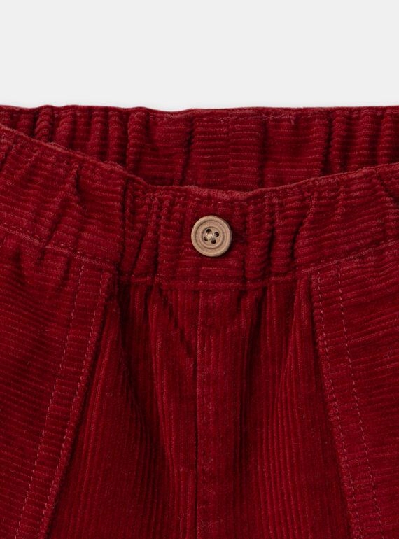 Burgundy PANTS LASAM / 24H1BGR1PAN501