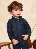 Blue denim jacket with 3D animation ears FILEON / 23E1BG52VESP269
