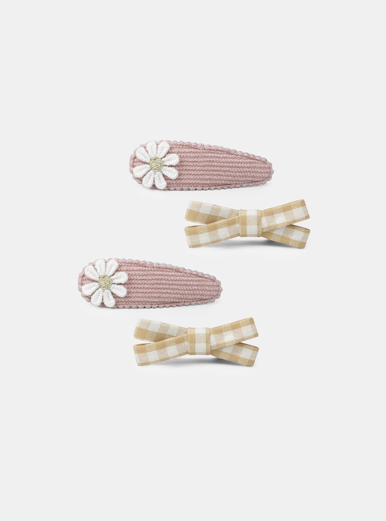 Old rose HAIRCLIP NYKHOUETTE / 25H4PF74BRT303