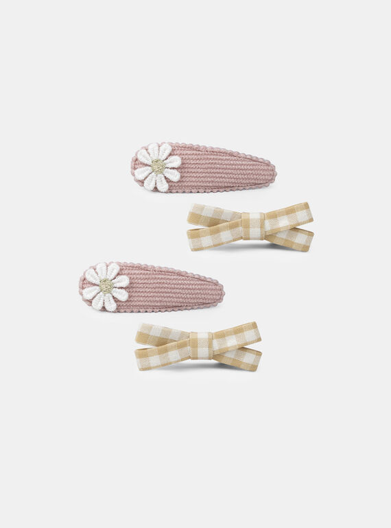 Old rose HAIRCLIP NYKHOUETTE / 25H4PF74BRT303