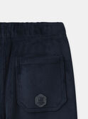 Navy COMFORT PANTS NLUSOFAGE / 25H3PGX1CFP705