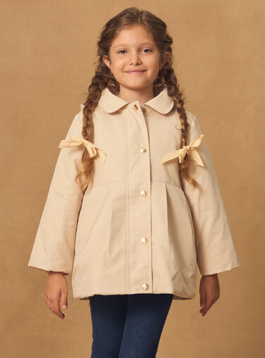 Light beige RAINCOAT NINOLETTE / 25H2PFE2IMP801