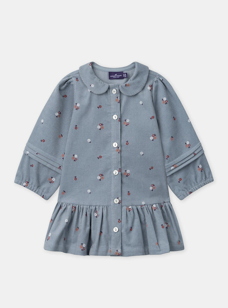 Sky blue DRESS NARITA / 25H1BFV2ROB216