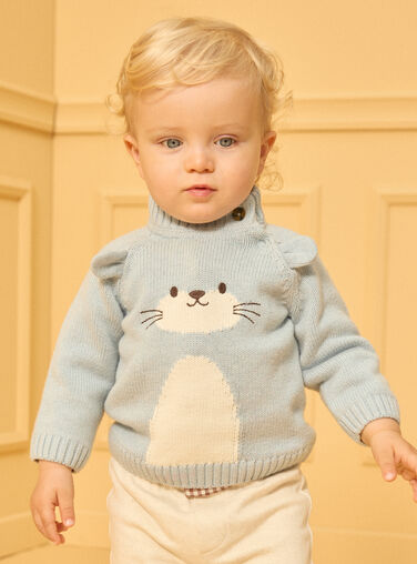 Blue sky PULLOVER LAUFFE / 24H1BGS1PUL020