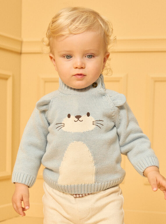 Blue sky PULLOVER LAUFFE / 24H1BGS1PUL020