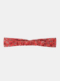 Elasticated papaya headband KROBAETTE / 24E4PFE1BANE405