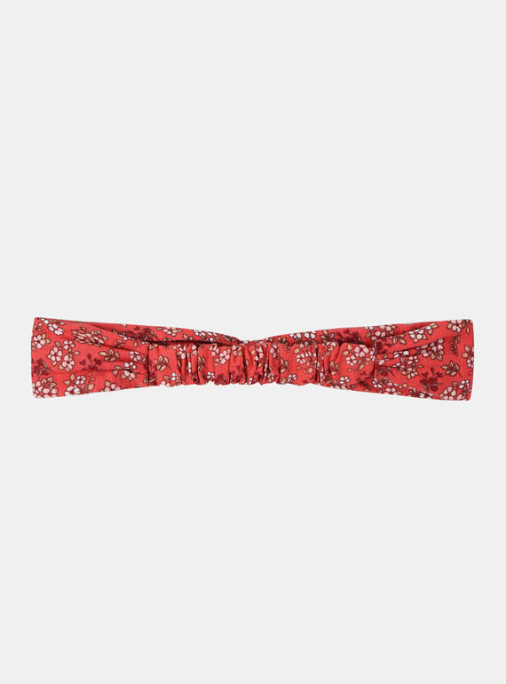 Elasticated papaya headband KROBAETTE / 24E4PFE1BANE405