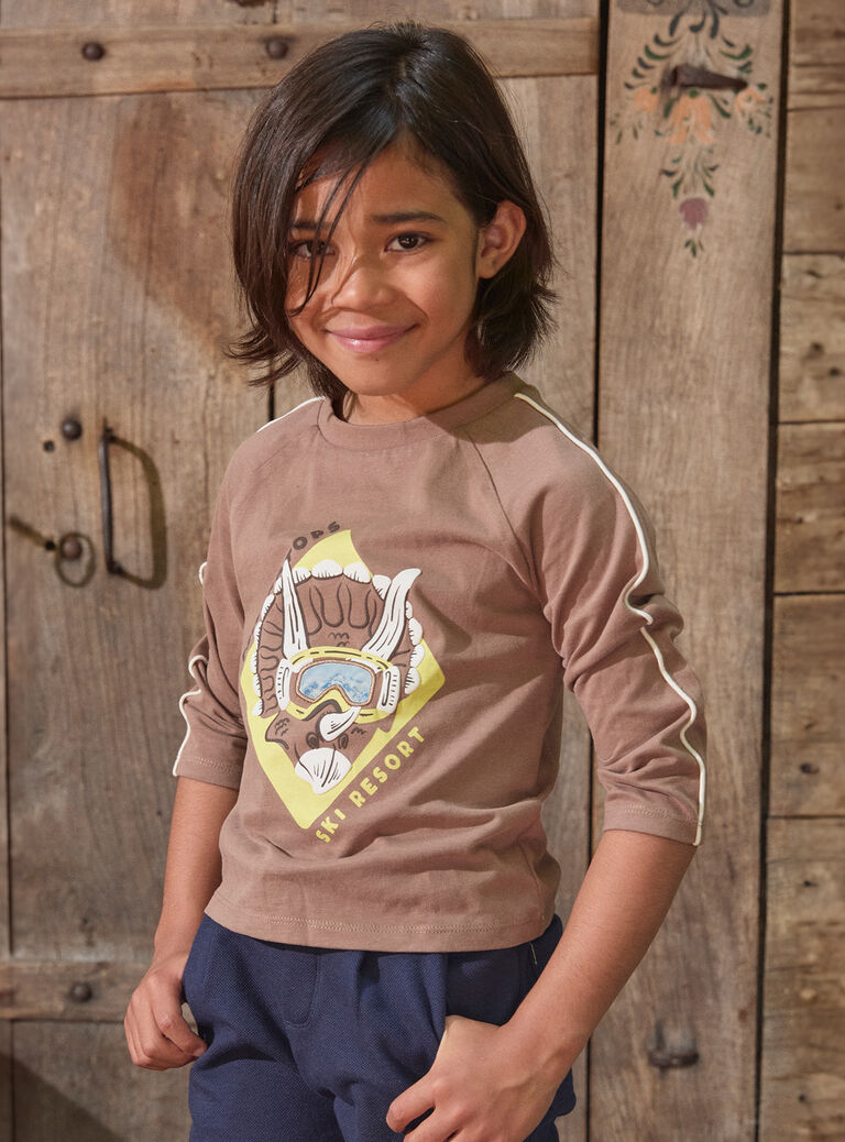 Brown TEE SHIRT LS LALISSAGE / 24H3PGS2TML821