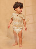 Light brown BODYSUIT KAJULIEN / 24E1BGD2BOD809