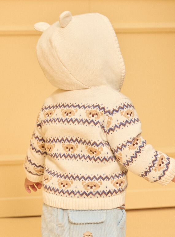 Heather beige KIDS CARDIGAN LAUSAMA / 24H1BGS1GILA011