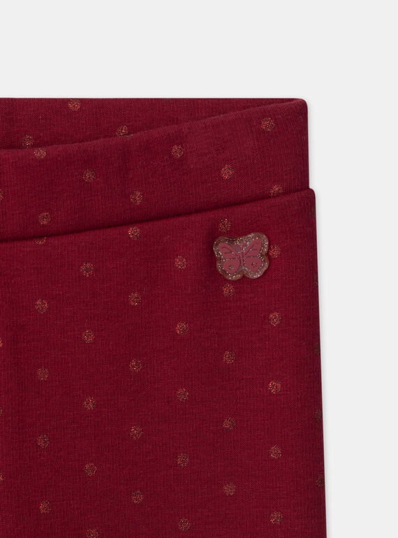 Red LEGGINGS (bottom) LITABLETTE 1 / 24H2PFB1LGD307