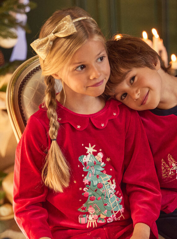 Red PYJAMA NECROPETTE / 25H5PF52PYJ050