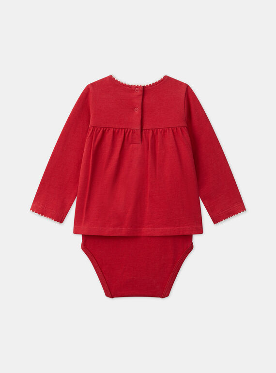 Red BODYSUIT LAPIPA / 24H1BFR1BODF505