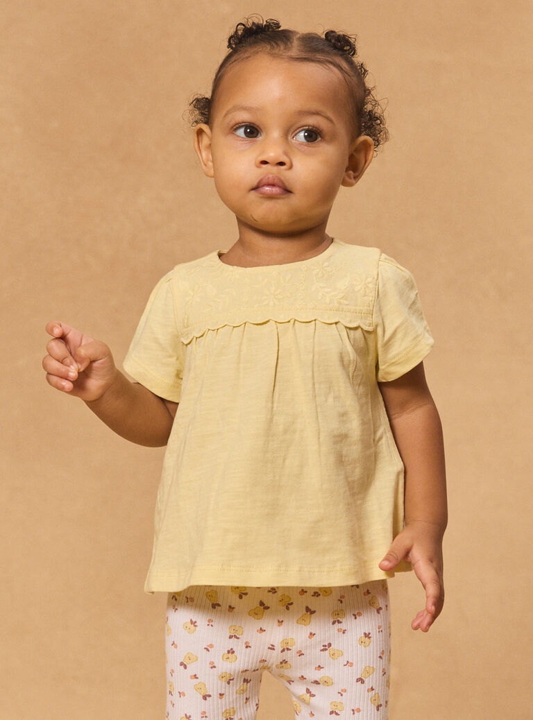 Yellow TEE SHIRT MANICOLE / 25E1BFK1TEEB104