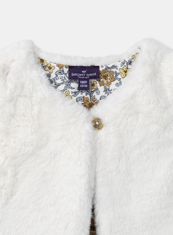 Off white CARDIGAN WHITHOUT SLEEVES NANORA / 25H1BFW1CSM009