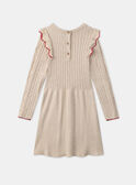 Heathered off white DRESS LALORETTE / 24H2PFR3ROB006