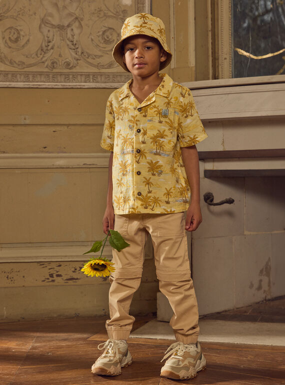 Straw yellow SHIRT MLACHAGE / 25E3PGK1CHM104